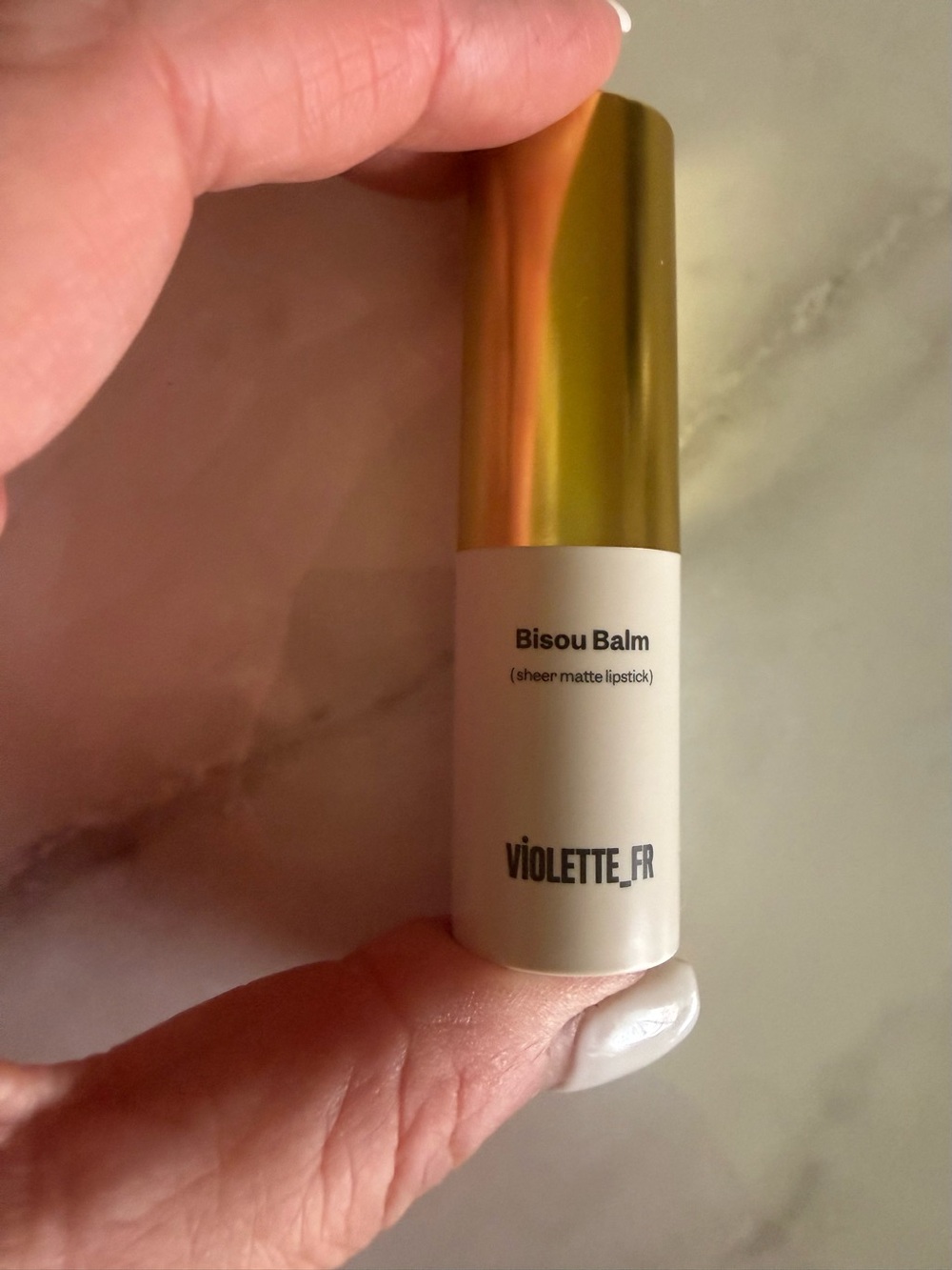 Violette_FR Bisou Balm Creamy Matte Lipstick - Calisson - Picture 2 of 4